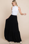 PRE ORDER ESSENTIAL TIERED MAXI SKIRT