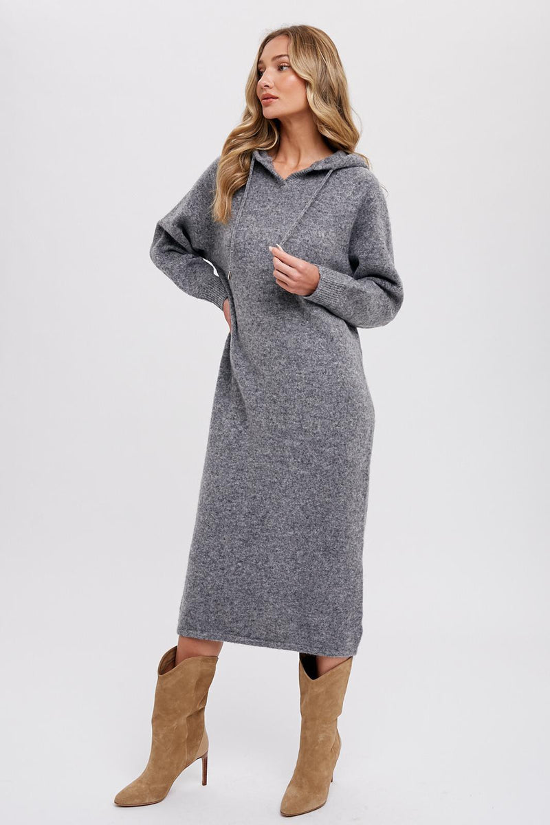 SARINA HOODIE SWEATER DRESS