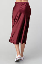 STELLA SATIN SLIP SKIRT