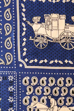 HORSE CARRAIGE PATTERN SCARF - NV