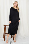 BASIC LONG T DRESS