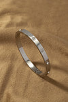 SILVER RHINESTONES BANGLE