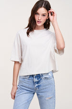 ESSENTIAL CROPPED TEE