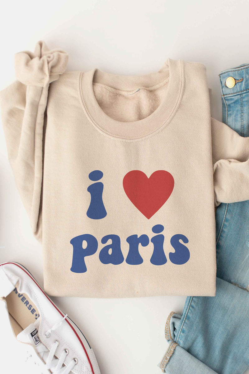 I LOVE PARIS SWEATSHIRT