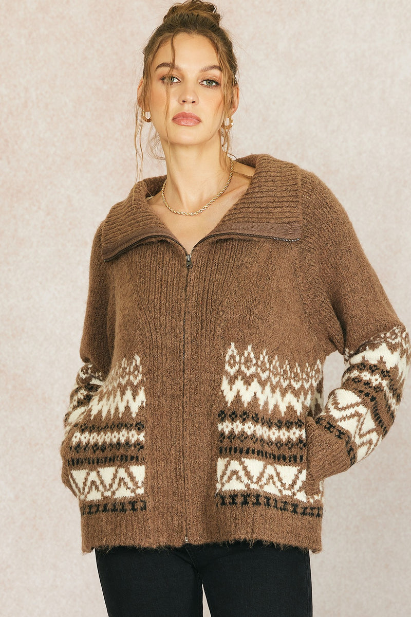 KNIT CARDI SWEATER