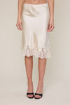 PRE ORDER SATIN LACE SLIP SKIRT