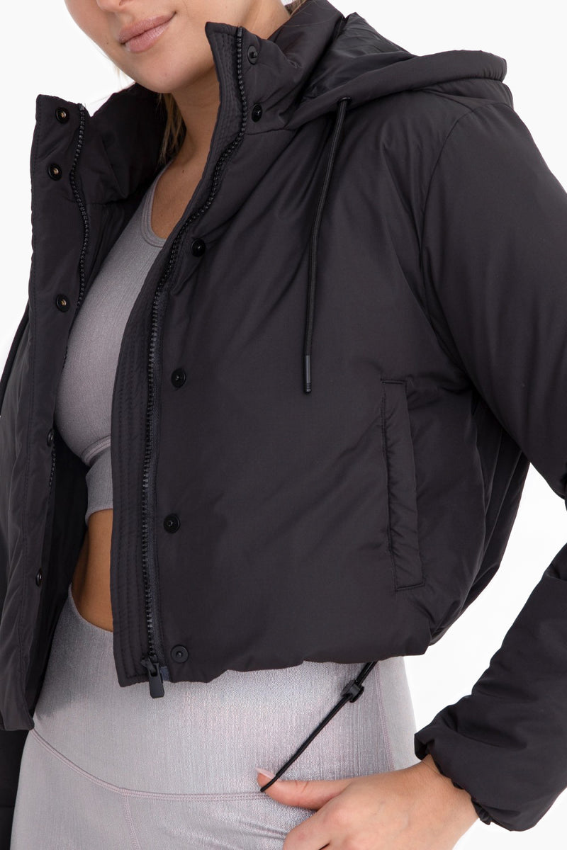 CROPPED PUFFER JACKET
