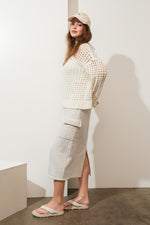 RELAXED CARGO SKIRT