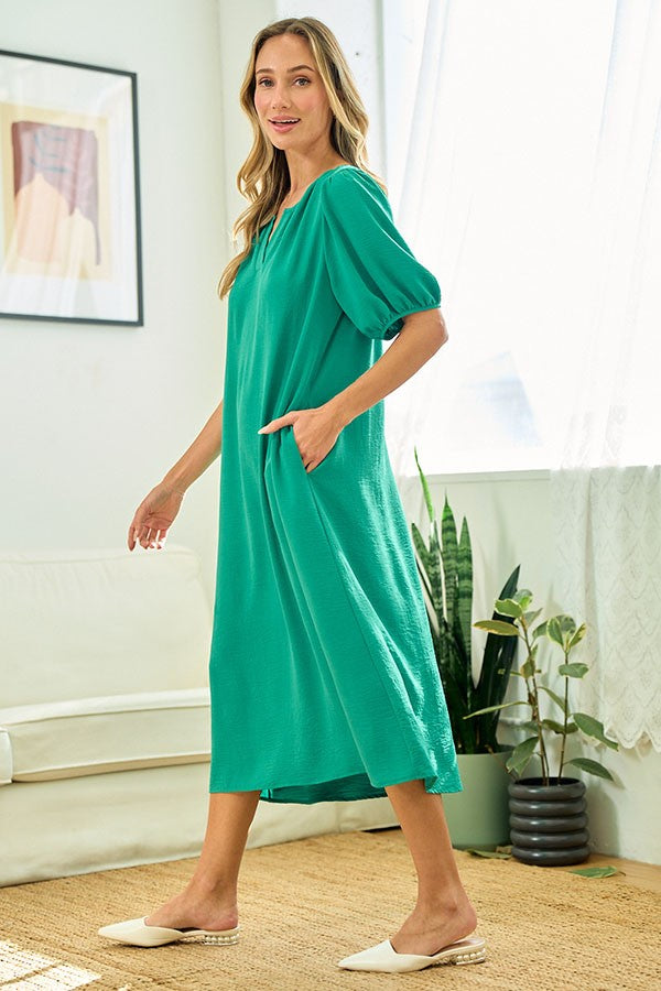 ESSENTIAL MIDI DRESS