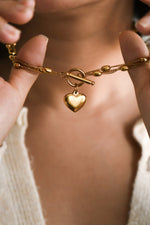 MULTI LAYERED HEART NECKLACE