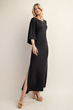 JERSEY RUCHED DRESS