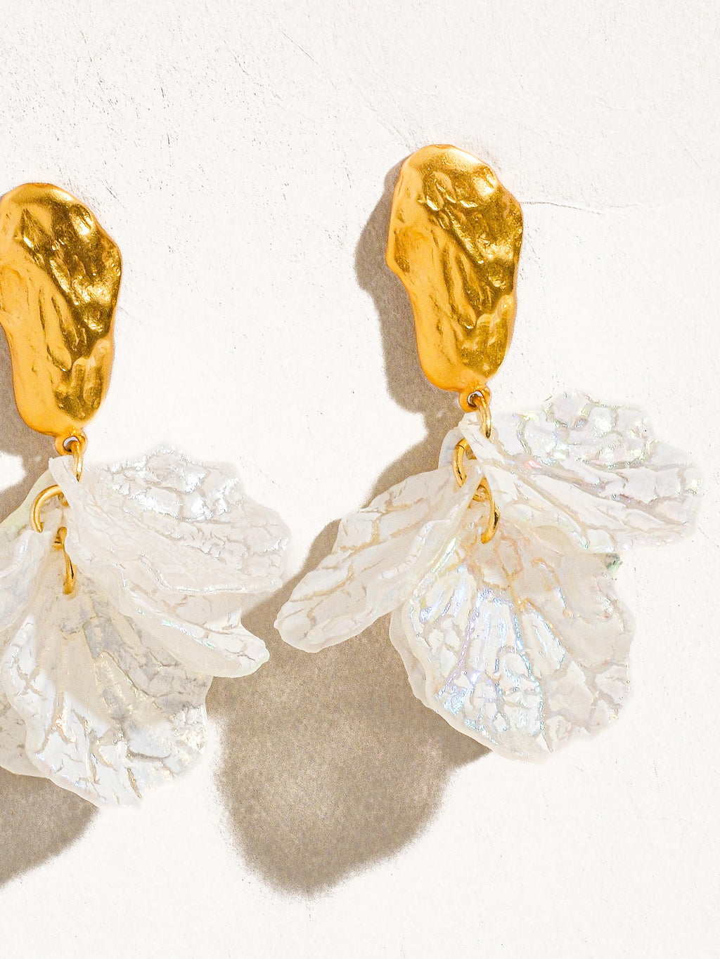 18K GOLD BOHO FLORAL EARRINGS