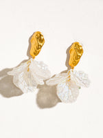 18K GOLD BOHO FLORAL EARRINGS