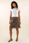 LEOPARD MESH SKIRT