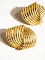 18K WAVY EARRINGS
