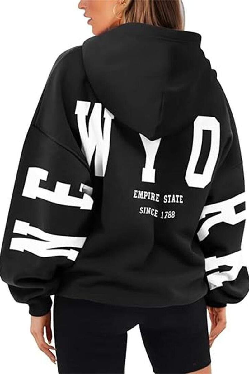 NEW YORK HOODED SWEATSHIRT