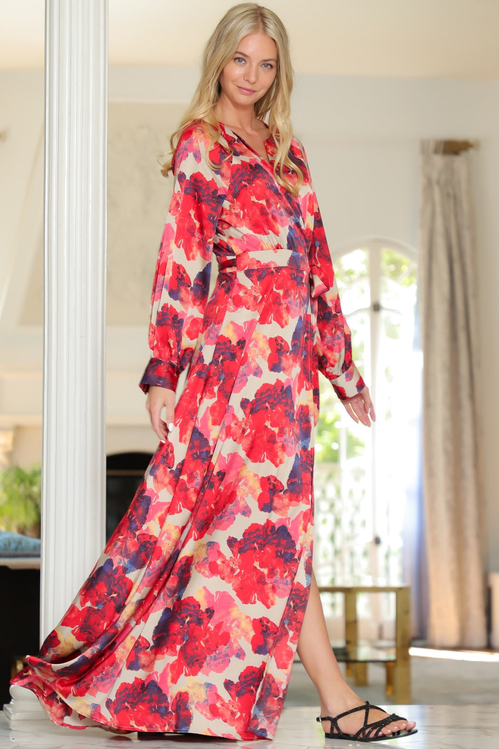 CLAUDIA WRAP DRESS