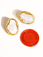 18K CLASSIC PEARL EARRINGS