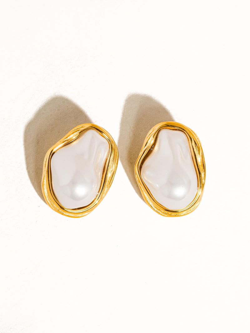 18K CLASSIC PEARL EARRINGS