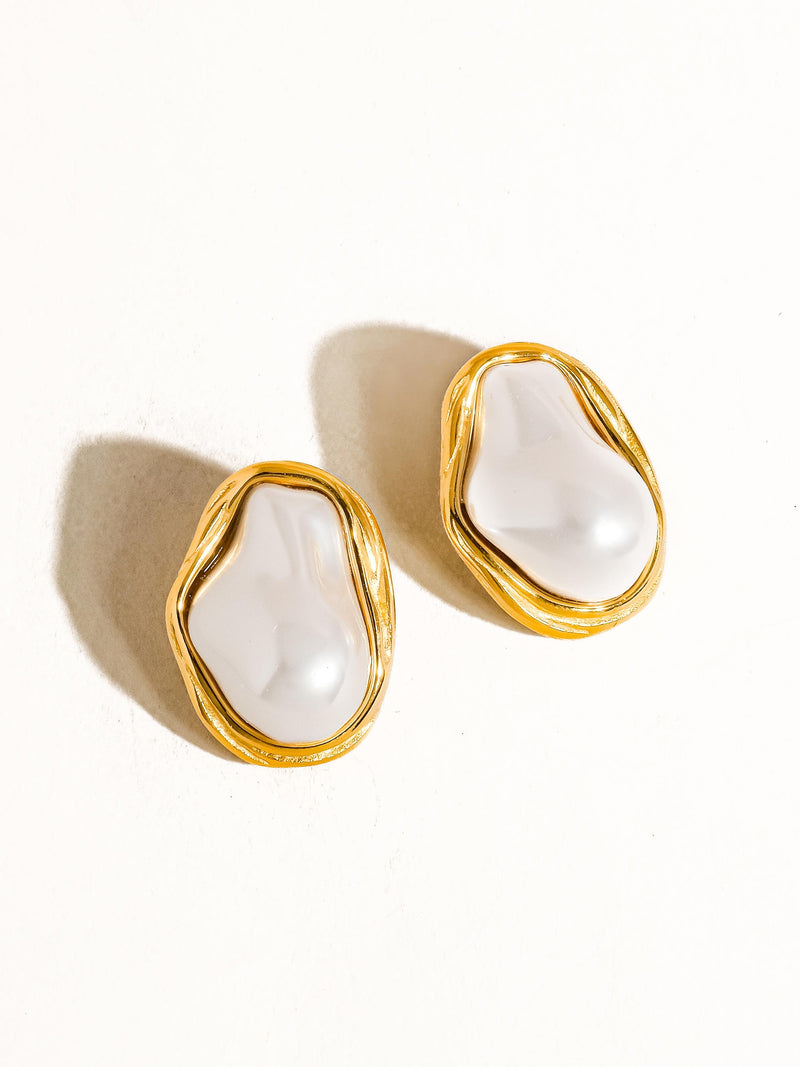 18K CLASSIC PEARL EARRINGS