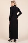 NISA RIBBED MAXI DRESS