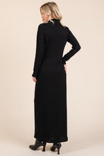 NISA RIBBED MAXI DRESS