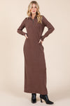 PRE ORDER NISA RIBBED MAXI DRESS