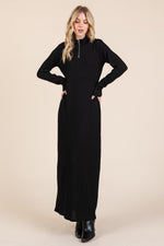 NISA RIBBED MAXI DRESS