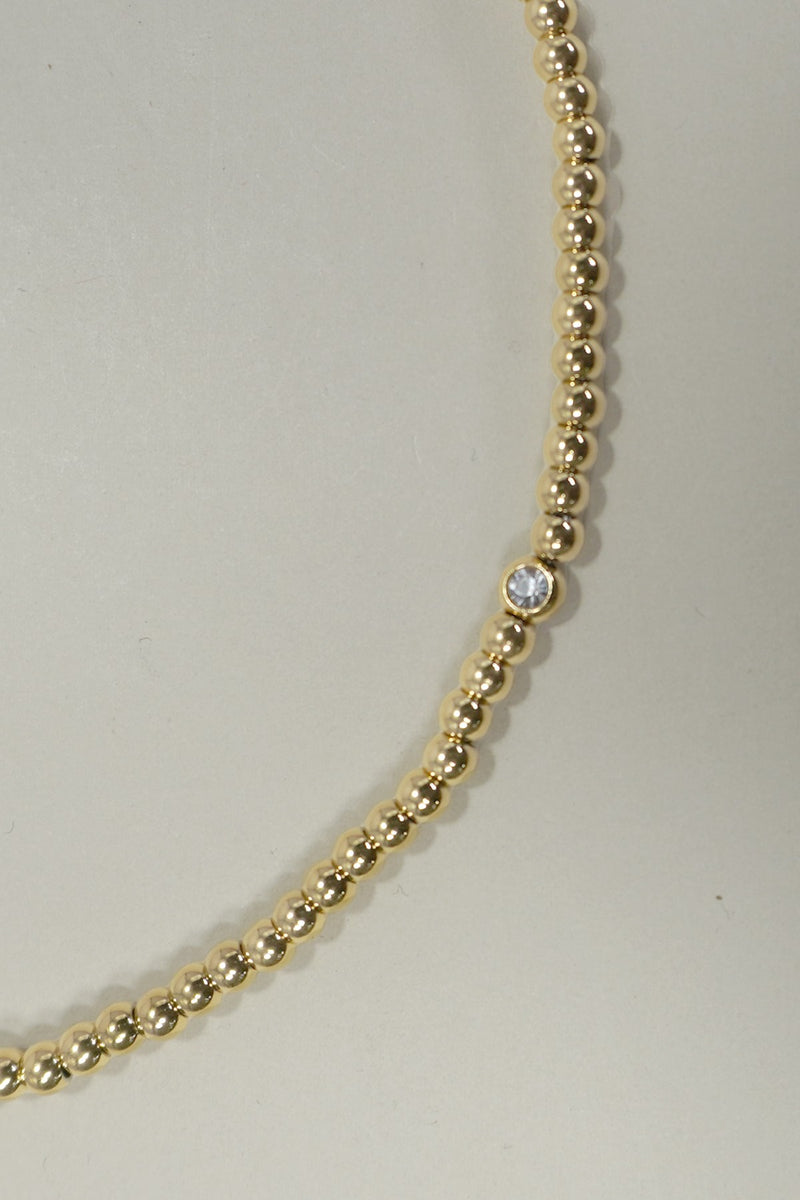 18K BEADED NECKLACE