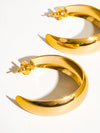 CLASSIC C HOOP EARRINGS