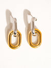 18K DOUBLE CHAIN EARRINGS