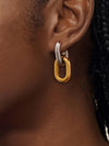 18K DOUBLE CHAIN EARRINGS