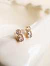 18K GOLD MINI CZ STUD