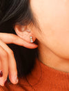18K GOLD MINI CZ STUD