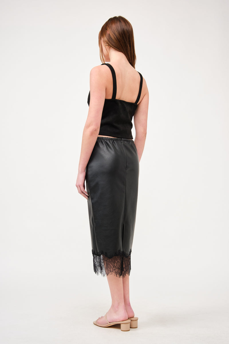 LACE EDGE SKIRT