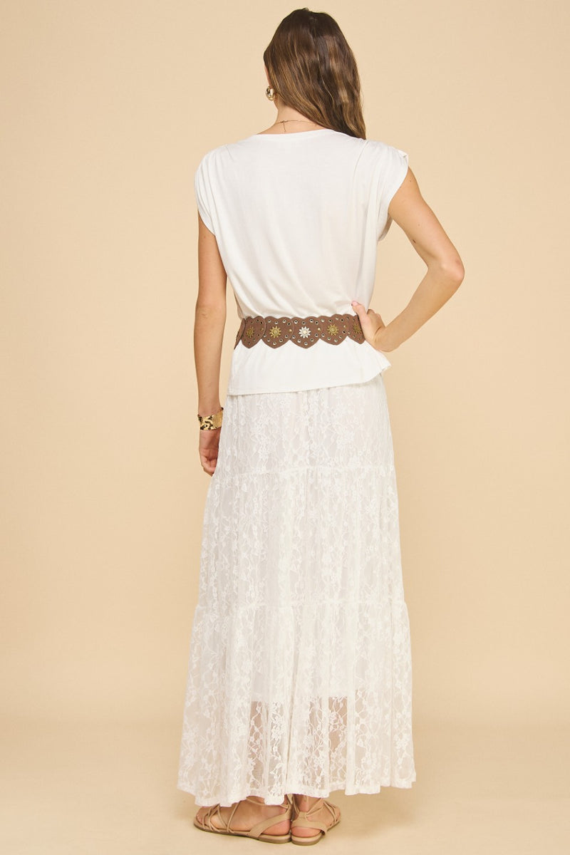 LACE MAXI SKIRT