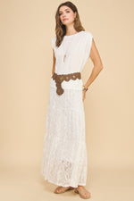 LACE MAXI SKIRT