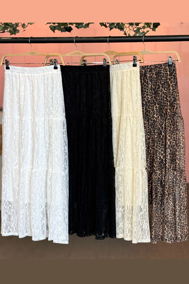 LACE MAXI SKIRT