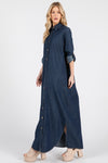 PRE ORDER - DENIM SHIRT DRESS