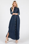 PRE ORDER - DENIM SHIRT DRESS