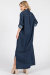 PRE ORDER - DENIM SHIRT DRESS