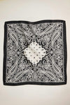 BANDANA PATTERN SCARF - BL