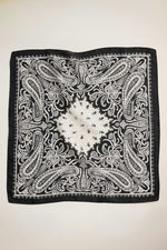 BANDANA PATTERN SCARF - BL