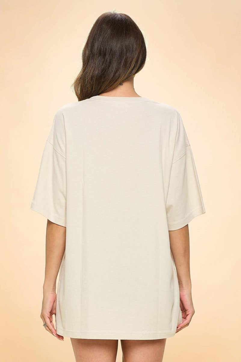 LIMON CELLO OVERSIZED T