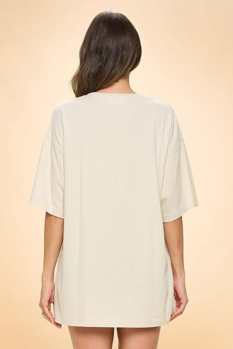 LIMON CELLO OVERSIZED T