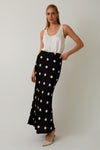 POLKA DOT SLIP SKIRT