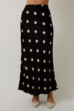 POLKA DOT SLIP SKIRT
