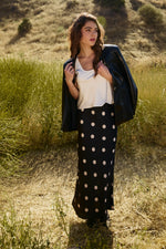 POLKA DOT SLIP SKIRT