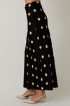 POLKA DOT SLIP SKIRT