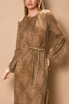 PRE ORDER PLEATED JAGUAR DRESS